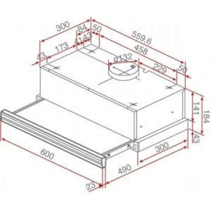 Витяжка телескопічна Teka CNL3 2002 Black (40436722)