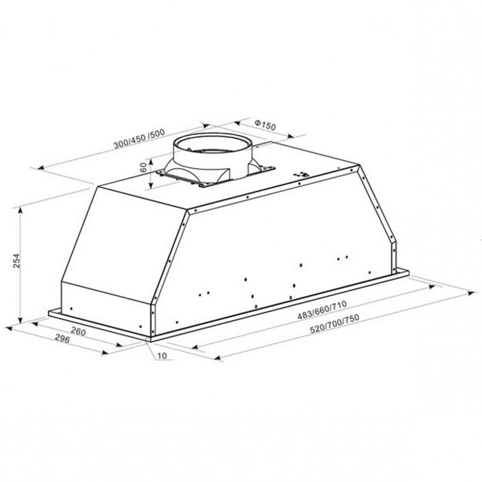 Витяжка вбудована Kaiser EA 543