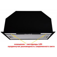 Витяжка вбудована LUXOR Hausgerate Jet F 60 BK 1450 LED Mechanic