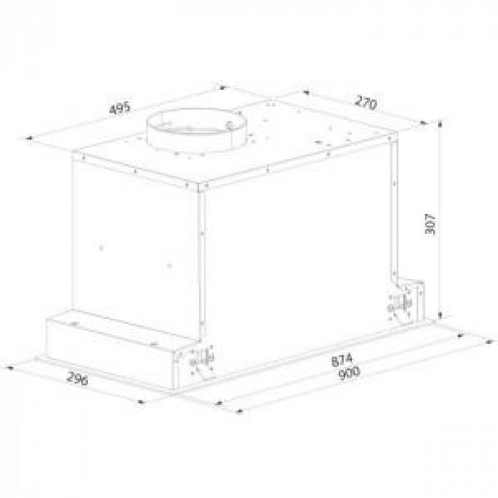 Витяжка вбудована KERNAU KBH 2090 W