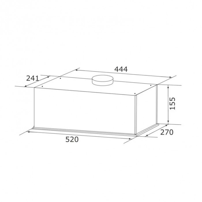 Витяжка вбудована GRANADO Palamos 3603-700 Black