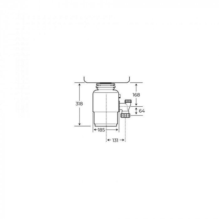 Подрібнювач харчових відходів Teka TR 750 (115890014)