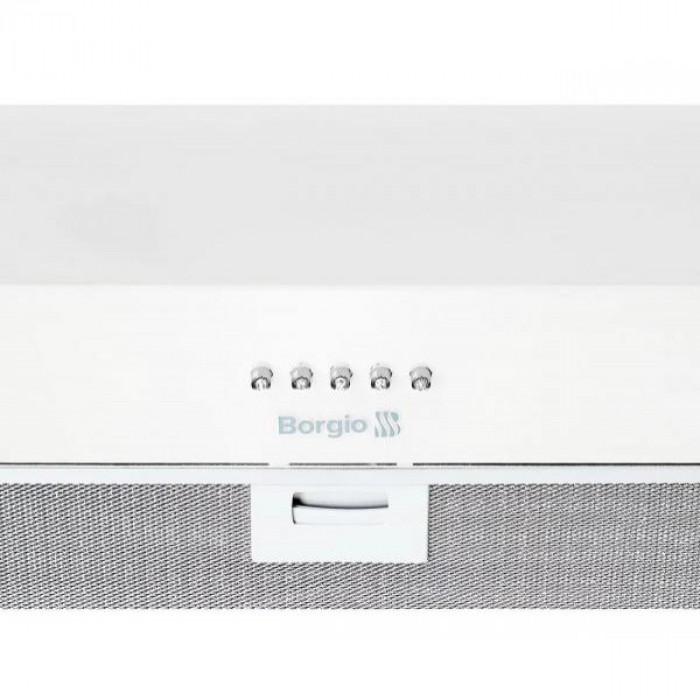 Витяжка вбудована Borgio BBI (TR) 5840 white glass MU