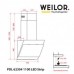 Витяжка похила Weilor PDL 62304 BL 1100 LED Strip