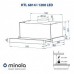 Витяжка телескопічна Minola HTL 6814 I 1200 LED