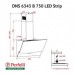 Витяжка похила Perfelli DNS 6343 B 750 BL LED