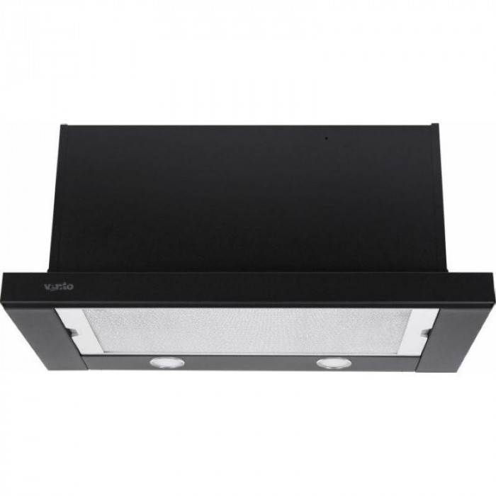 Витяжка телескопічна Ventolux GARDA 60 BK (1300) SMD LED