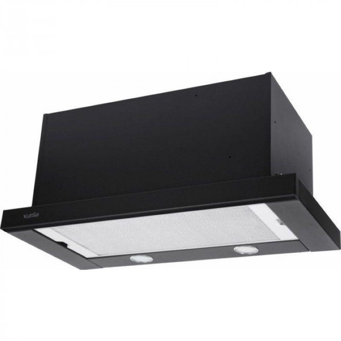 Витяжка телескопічна Ventolux GARDA 60 BK (1300) SMD LED