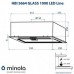 Витяжка вбудована Minola HBI 5664 BL GLASS 1000 LED Line