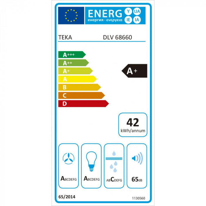 Витяжка похила Teka DLV 68660 SM (112930027)
