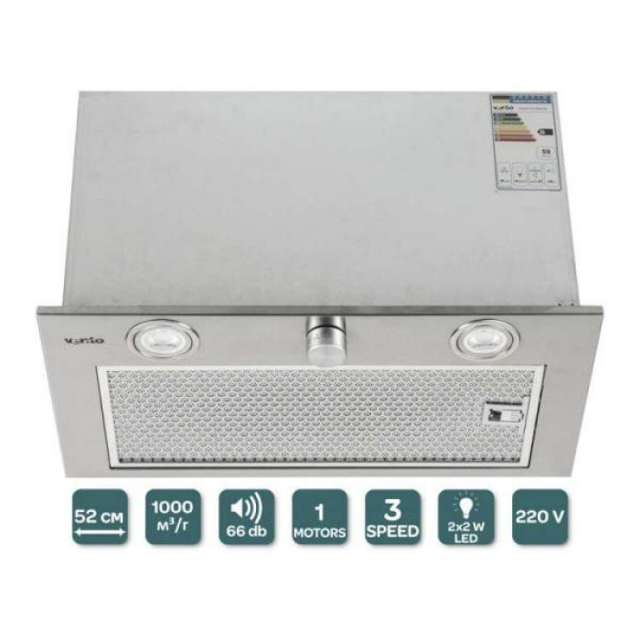 Витяжка вбудована Ventolux PUNTO 52 X (1000) KN