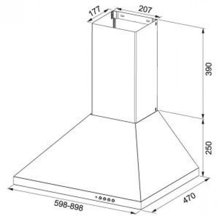 Витяжка купольна Franke FDL 965 XS LED1 (320.0521.538)