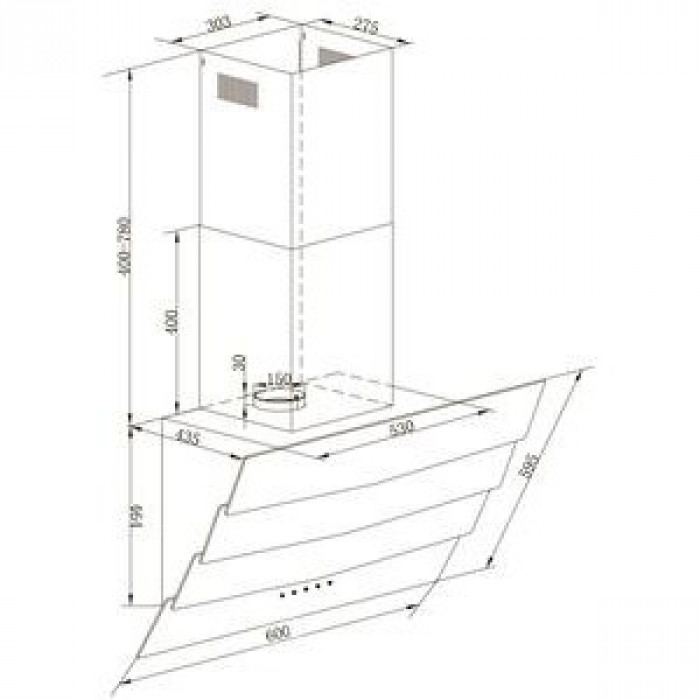 Витяжка похила Gunter&Hauer LEONA 4 Q