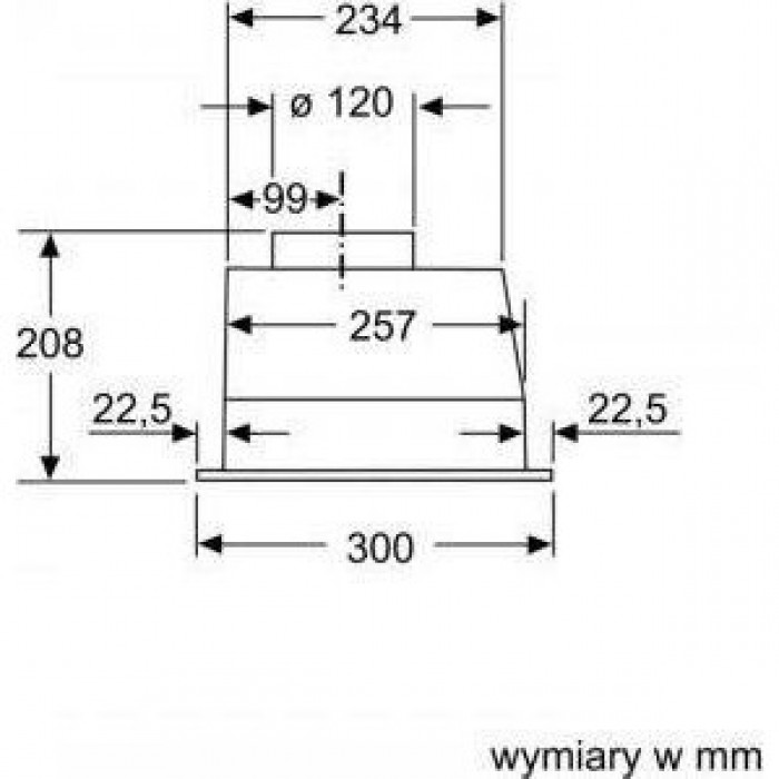Витяжка вбудована Bosch DLN53AA70
