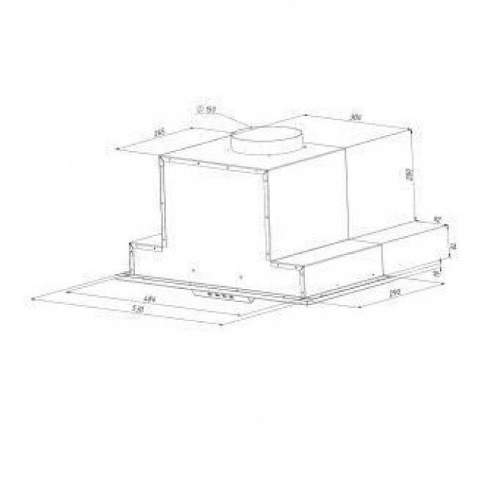 Витяжка вбудована AKPO WK-12 Neva inox