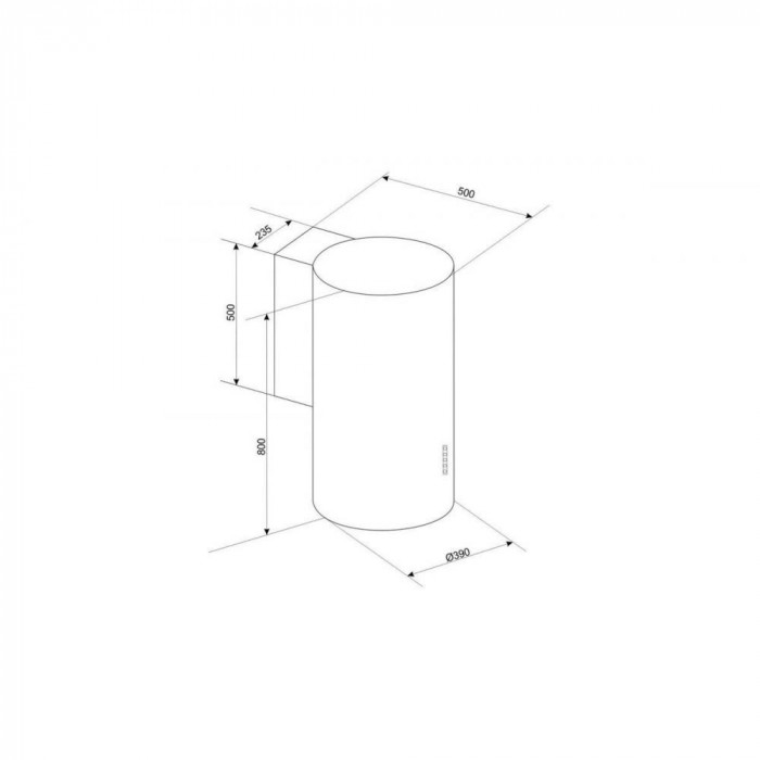 Витяжка декоративна BERG Floyd Night