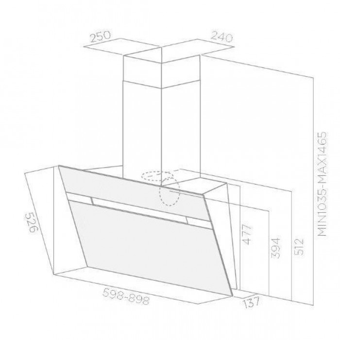Витяжка похила Samsung NK36M7070VS