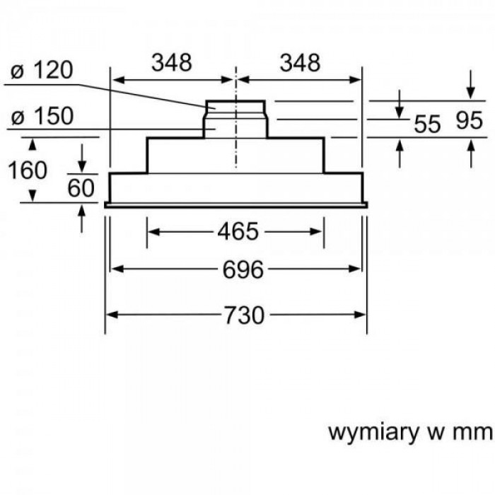 Витяжка вбудована Siemens LB75565