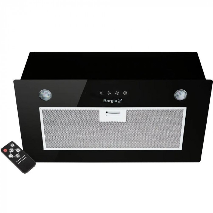 Витяжка вбудована Borgio BBI (TR) 5840 Black Glass SU 850