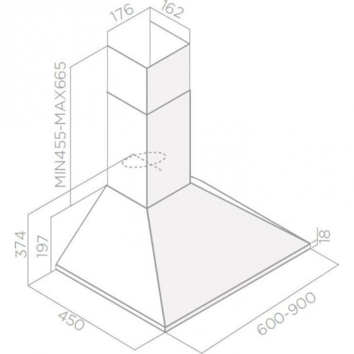 Витяжка купольна Turboair CERTOSA IX/A/90