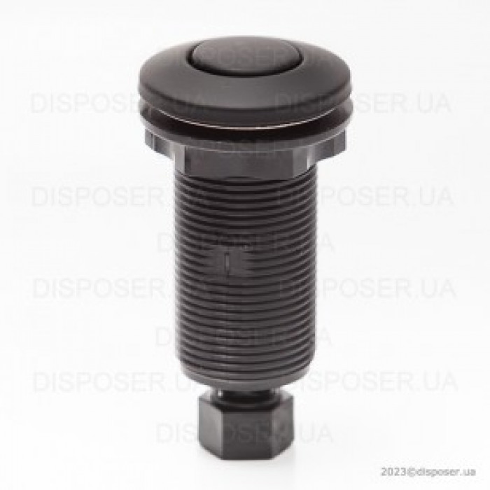 Пневмокнопка чорна матова  Ø32 мм