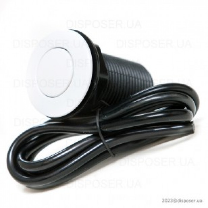 Пневмокнопка пластикова біла  Ø32 мм