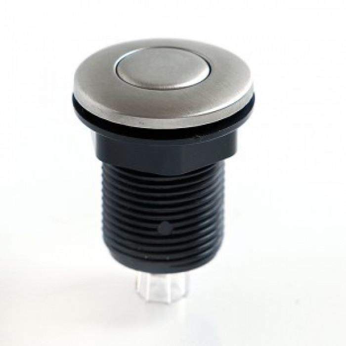 Пневмокнопка металева відтінок нерж.  Ø32 мм