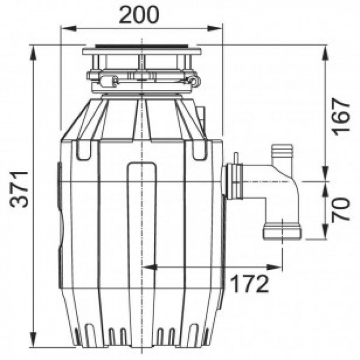 Кухонний подрібнювач харч. відходів FRANKE TURBO ELITE TE-75