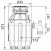 Кухонний подрібнювач харч. відходів FRANKE TURBO ELITE TE-75