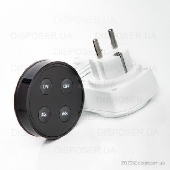 Дистанційний пристрій із таймером та чорною кнопкою пуску