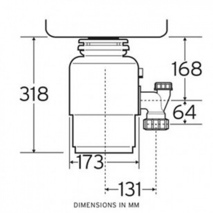 In-Sink-Erator Model 56 кухонний подрібнювач