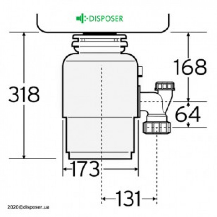In-Sink-Erator Model 60 SUPREME подрібнювач