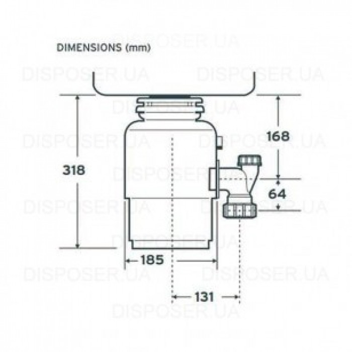In-Sink-Erator Model 75-2 кухонний подрібнювач