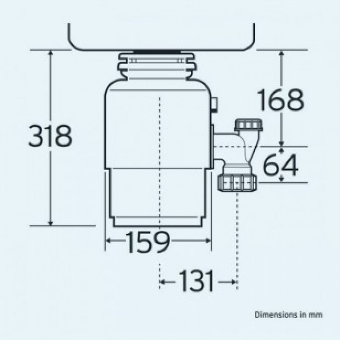In-Sink-Erator Model 46 кухонний подрібнювач