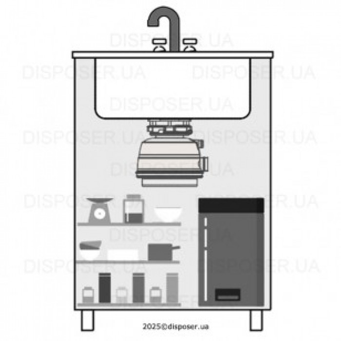 Подрібнювач харчових відходів STATUS NEXT 500 Compact