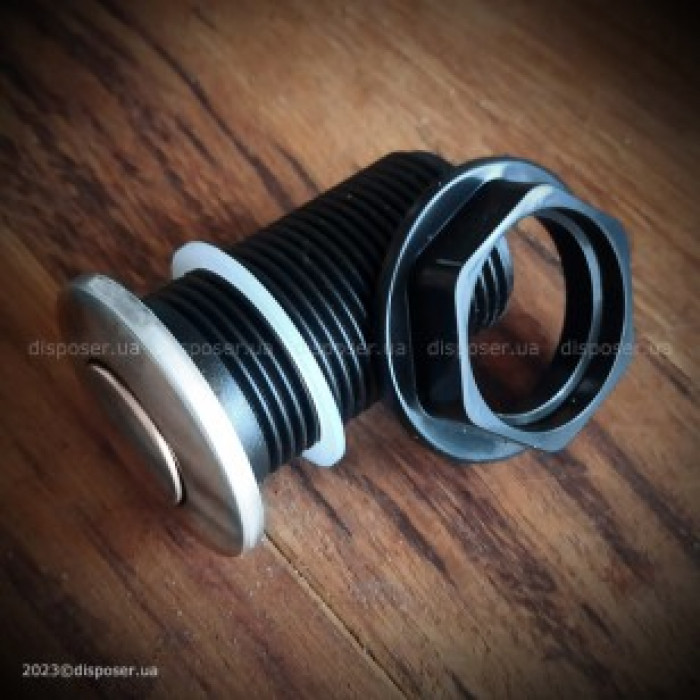 Пневмокнопка металева відтінок хром  Ø32 мм