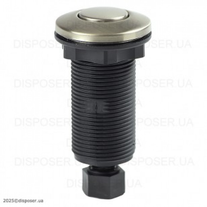 Пневмокнопка металева матовий нікель Ø32 мм