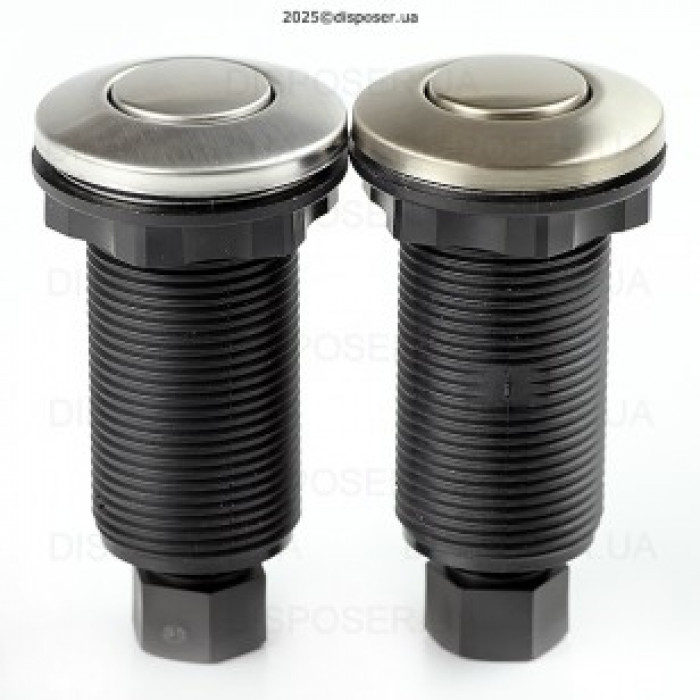 Пневмокнопка металева матовий нікель Ø32 мм