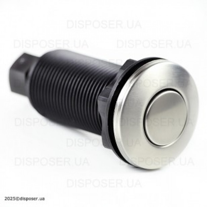 Пневмокнопка металева матова сталь Ø32 мм