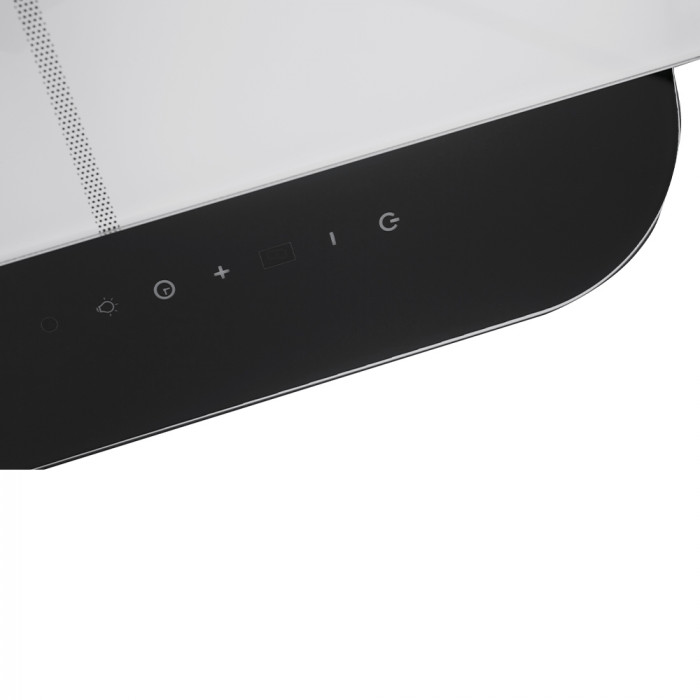 Витяжка декоративна похила PERFELLI DNS 9753 B 1100 WH/BL LED Strip