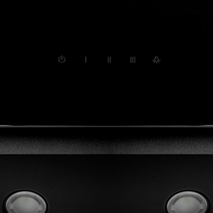 Витяжка декоративна похила PERFELLI DNS 6422 D 850 BL LED