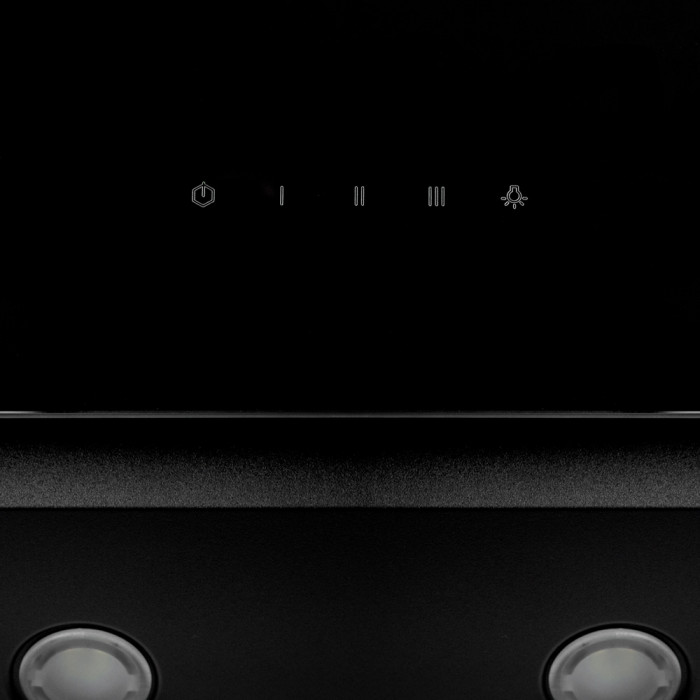 Витяжка декоративна похила PERFELLI DNS 6422 D 850 BL LED