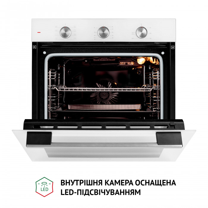 Духова шафа електрична PERFELLI DIAMOND 6M8L BIANCO