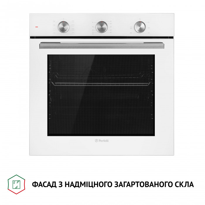 Духова шафа електрична PERFELLI DIAMOND 6M8L BIANCO