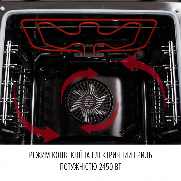 Духова шафа електрична PERFELLI PERLA 6D8I NERO