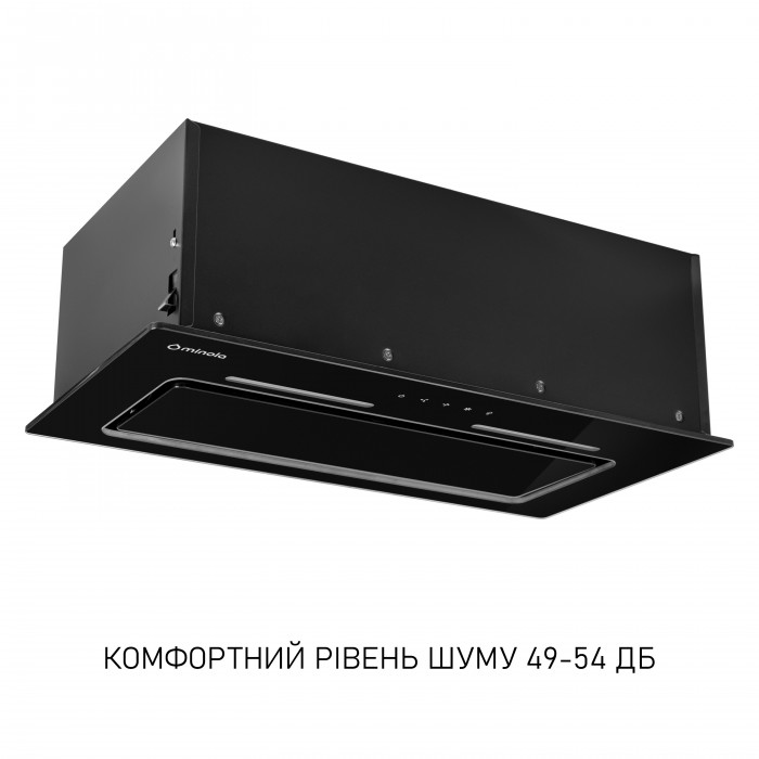 Витяжка повновбудована MINOLA HBI 6473 BL GLASS 800 LED Line