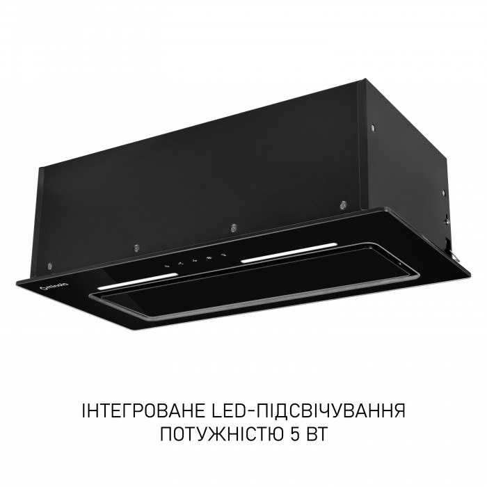 Витяжка повновбудована MINOLA HBI 6473 BL GLASS 800 LED Line