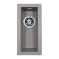 Мийка кухонна гранітна PERFELLI ESTO PGE 101-22 GREY METALLIC