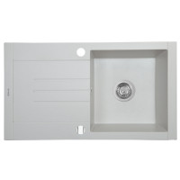 Мийка кухонна гранітна PERFELLI TINETTO PGT 114-76 WHITE