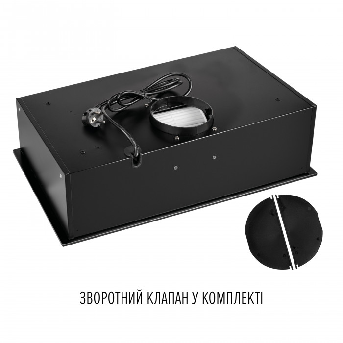 Витяжка повновбудована PERFELLI VIOLA 5JWRB NERO